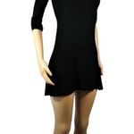 American Eagle Soft & sexy AEO womens size small Mini black turtleneck dress cold shoulder Photo 5