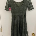 Xhilaration Lace Green Dress Photo 1