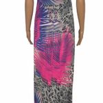 Venus Leopard/Palm Leaf print Maxi Dress Photo 2