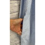 Miss Elaine Short Sleeve Snap Button Robe Size L Blue White Gingham Plaid Size L Photo 3