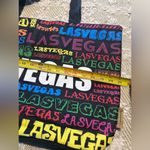 Colorful Las Vegas Tote Bag Black Photo 6