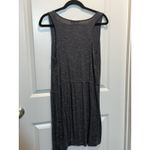 Olive & Oak  Grey Heathered Knit Drawstring Waist Pocket Dress Medium‎ Photo 4