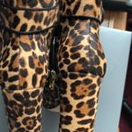 Ann Taylor  Animal Print Stacked Heel Booties Photo 4