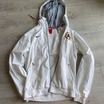 Nike White Rome Athletic Zip Up Jacket Photo 0