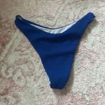 SheIn high leg cheeky bikini bottom in royal blue Photo 1