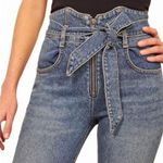 Reformation  Jeans Womens 28 Yasmin Belted High Rise Straight Leg Blue Denim Photo 1