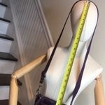 Coach Purple Jacquard Signature C Top Closure Crossbody Tote Shoulder Bag Clutch Photo 9