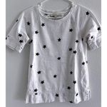 Loft Sweatshirt Womens XS White Blue Embroidered Stars USA Beachy Coastal Preppy Photo 0