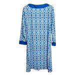 NWT Cabana‎ Life Blue Road Map Geometric Tunic Dress Size XL Photo 5