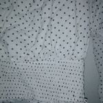 Majorelle  S Cotton Peasant Lined Polka Dot Crop Top Photo 3