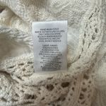 Democracy Boho Crochet Lace Tie Front Top & Lining Tank Cream Peasant‎ Festival Small Photo 8