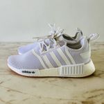 Adidas  NMD R1 Primeblue Sneakers Cloud White / Cloud White / Gum - US 7 M / 8 W Photo 4