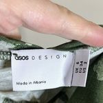 ASOS  Dress Green Floral bustier Drop Waist Wedding Cocktail Body Con 2 Feminine Photo 5