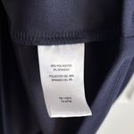 Nina Leonard  classic Navy Long bell Sleeve sheath Dress Photo 3