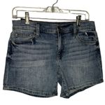 joe's jeans Joe’s Reese Rolled Hem Fashion Blue Denim Mid Rise Jean Shorts Size 24 NWT Photo 2