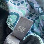 Aerie  Blue Abstract Waistband Yoga Pants in Navy Size Small Short 10s Fashion Photo 10