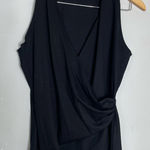 Lafayette 148 New York Womens Cotton Knit Ruched V Photo 0