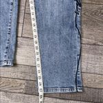 Karl Lagerfeld  High Rise Above Ankle Straight Leg Jeans with Black Side Script Photo 12