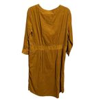 Bob Timberlake Dark Camel Brown Corduroy Button Front Dress 14 Fall Transition Photo 1
