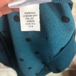 Old Navy NEW  Teal Dot Long Sleeve Shift Dress Photo 5