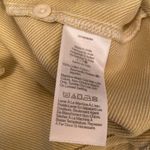 Madewell  Flannel Cargo Button Up Shirt Soft Pale Butter Yellow Size M Photo 6