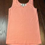 Vintage Kitty Hawk by Vivian Wang Coral Tank Top Size Small Orange Photo 2