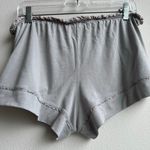 Eberjay Eberjey Gray Floral Trim Button Down Short Sleeve Pajama Set Size Small? Medium? Photo 9