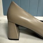 Aerosoles  Women's Size 8 Taupe Tan Square‎ Toe Block Heels Shoes Vintage Y2K Photo 5