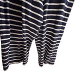 Old Navy Women's L Blue Striped Sleeveless Knit Jumpsuit Casual with Pockets Photo 9