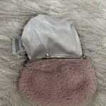UGG  Pink Furry Women’s Fluff Faux  Fur Coins Pouch Photo 5