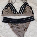 Beach Bunny olive outlined bikini set Photo 0