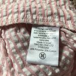 Sabina Musayev Jess Tank Top Seersucker Gingham Pink White Stripe Thick Straps M Photo 7