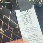 NIP TUCK BOND EYE ONE PIECE SWIMSUIT Black & Gold Size 6 (s) Photo 6