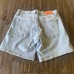 Levi's Waist Size 25 Levi Strauss Denim Blue Jean Shorts Distressed EUC Photo 1