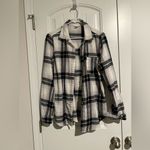 Aeropostale  Plaid Long Sleeve Button-Up Shirt – Size Medium, Pre-Owned Photo 3