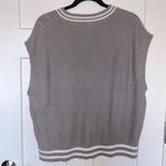 Wild Fable White Trim Sweater Vest - Grey Photo 1