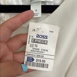 New. dressbarn White Midi Dress with Vibrant Floral Design size 10 Photo 5