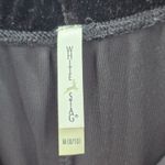 White Stag  Black Velvet Crop Pants Ultra Wide Leg Boho Stretchy Capri M Medium Photo 3