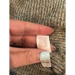 Lauren Conrad size small Heather Grey Ribbed Knit Bell Sleeve Ruffle Skirt Dress Photo 8