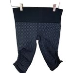 Lululemon Women's In The Flow 6 Leggings Crop Pants Seamless Black Geo Soul Photo 1