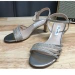 Nina New York Nelena Women's US 6.5W Gold Ankle Strap Embellished Dress Sandals Photo 3