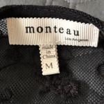 Monteau  Black Lace and Fringe Kimono/Cover up Women’s Size M Photo 7