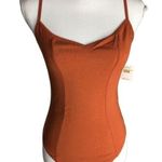 Free People  Intimately Last Rose Bodysuit in Amber Coral Photo 3