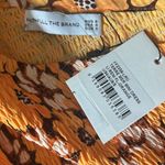 Faithfull the Brand Faithful The Brand Terre Mer One Shoulder Floral Orange Mini Dress Size 4 NWT Photo 14