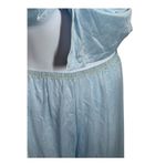 Vintage Sears Baby Blue Nylon Pajama Set Size Small 1980s Cottagecore Photo 6