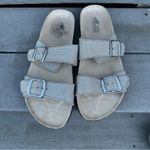 Cliffs White Mountain Gloris 2 Strap Nude Beige Rhinestone Slip Photo 1