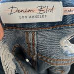 Denim Blvd  blue distressed denim shorts Photo 6