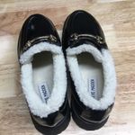 Steve Madden Lando Shoes Women Sz 6.5 Black Leather Chunky Lug Horsebit Loafers Photo 6