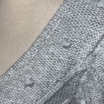 White House | Black Market  size small embroidered v-neck sweater with puff sleeves Photo 8