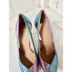 Balmain  Sibyl Metallic Leather Cutout Stilettos Pumps Pastel Women's 37 / 6.5 Photo 4